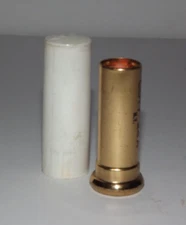 Vintage Coty 24 A  "Pure Peach" Lipstick  White-Brass Tube NOS Discontinued