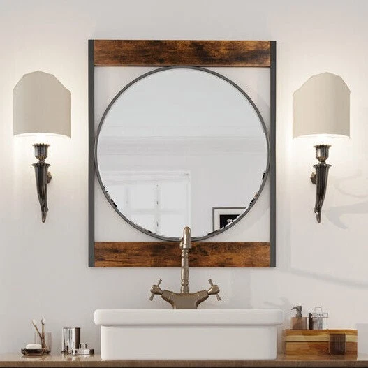 Art deco bathroom mirrors deals