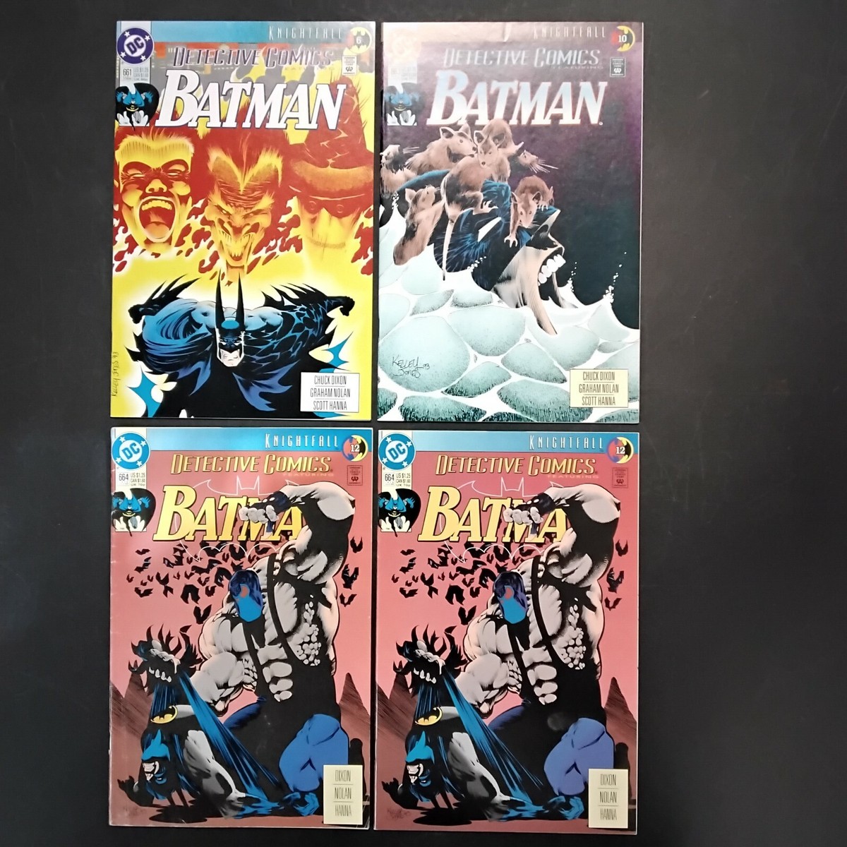 DC COMICS BATMAN DETECTIVE COMICS #661, #663, #664x2, #665x2