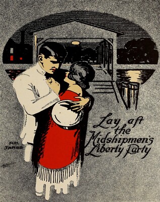 3995 James, M.D. - Lucky Bag 1919 - Lay aft the Midshipman's Liberty party