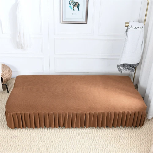Stretch Armlos Schlafsofa Bezug Futon Schonbezug Rock Voll Faltbar Elastisch 8 Farben - Bild 5 von 35