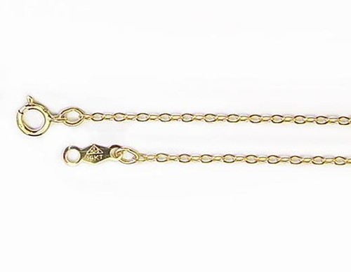 14K Yellow Gold Cable Chain Necklace 1 