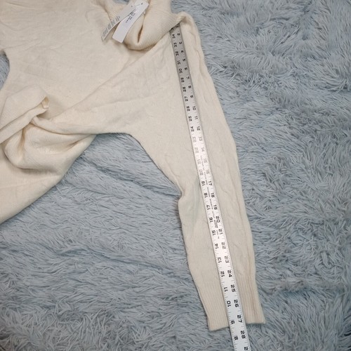 Bianco & Blu Sweater Womens S Wool Cashmere Blend Italy Cozy Soft Comfort New - Picture 5 of 11