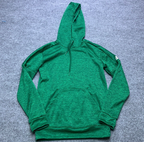 Felpa con cappuccio Adidas donna tempo libero S verde allenamento palestra allenamento sport outdoor - Foto 1 di 12