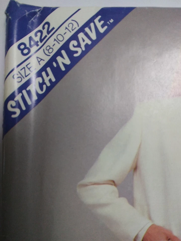 Blazer Jacket Skirt A 8 10 12 Stitch N Save McCalls 8422 Sewing Pattern Career - Image 3 of 4