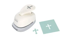 Bira Craft 5/8 inch Cross 5 Shape Lever Action Craft Punch for Paper Crafting
