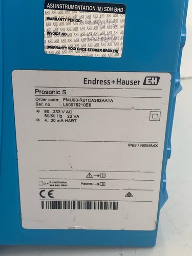 Endress & Hauser / Controller / Prosonic S / FMU90-R21CA262AA1A / L50076210E6 - Imagen 3 de 14