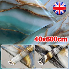 6M Roll Kitchen Tile Stickers Self-adhesive Bathroom Marble Sticker Wall Decor