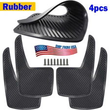 4pc Universal Thicker RUBBER Mud Flaps Car Pickup Van Truck ATV UTV Splash Guard