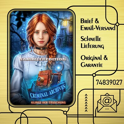 Criminal Archives 4 - Klinge der Täuschung - Sammleredition- PC / Windows