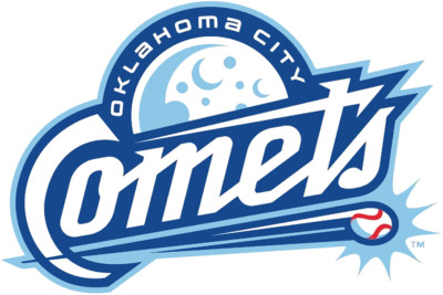 Oklahoma City Comets Logo MiLB sticker window laptop bumper decal