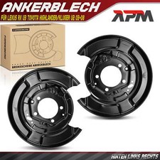 2 dischi freno paraspruzzi per Lexus RX U3 Toyota Highlander/Kluger U2 03-08