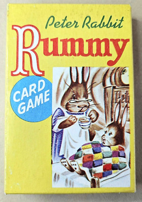 Whitman Peter Rabbit Rummy Card Game  Sealed Box