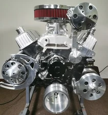 Small Block Chevy Serpentine System Electric Water Pump AC PS ALT EWP SBC 350