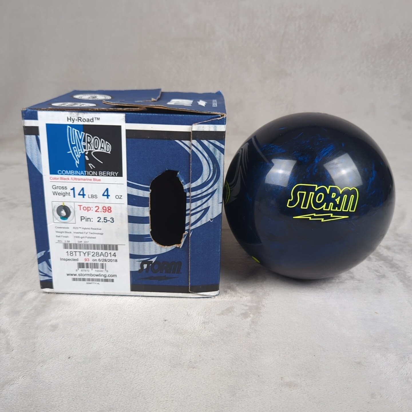 Storm HYROAD New 2nd Quality Bowling Ball 14 Lb eBay
