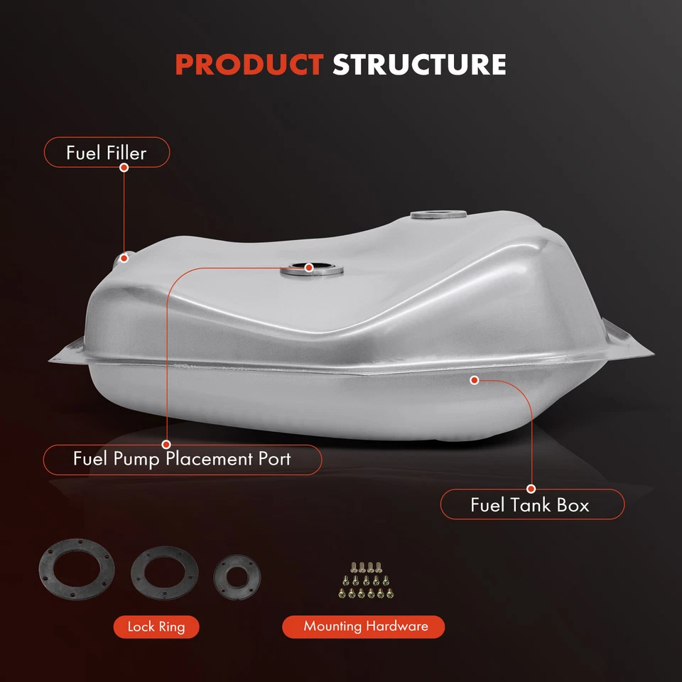 Tanque de combustible de 12 galones para Toyota Tercel 1987 1988 1989-1990 1,5 L hatchback sedán Foto 2 de 4