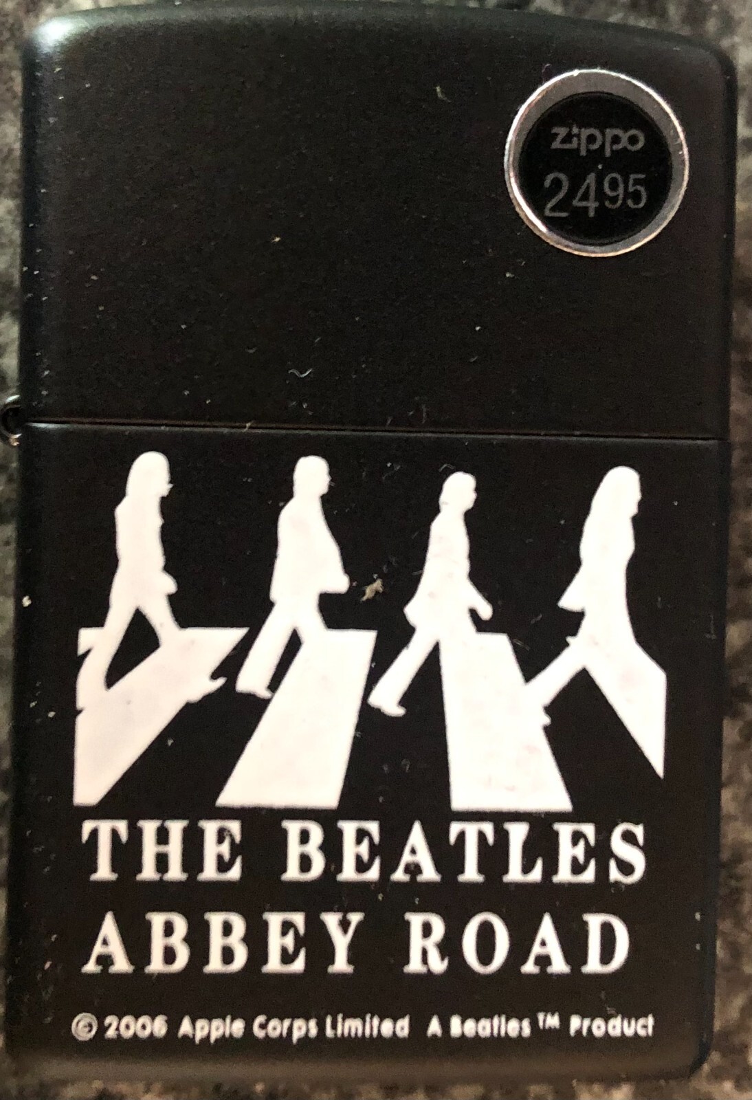Beatles Zippo Lighter Abbey Road 21084 Excellent plus unused condition