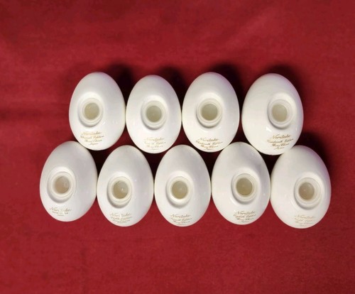 Vintage Lot of 9 Noritake Porcelain Easter Eggs Various Years 1970s and 1980s - Picture 2 of 15