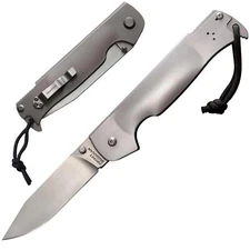 Cold Steel Knife Pocket Bushman 420 Stainless Steel Handle, 10-1/4 inch CS95FB