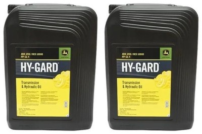 40l John Deere HY-GARD Original UTTO Getriebeöl und Hydrauliköl 2x20L Kanister