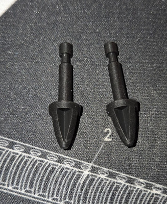 3D Printed Transformers Seeker Reissue Fixed Replacement Small Missile Set Black