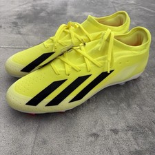 Adidas Men's X Crazyfast League FG Neon Yellow Soccer Cleats 11.5 FG IG0605