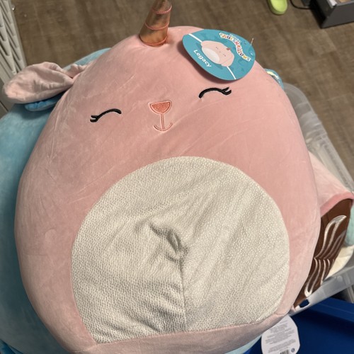 ULTRA SELTEN 16 Zoll Legacy the Bunnycorn Squishmallow Kissen Plüsch NEU MIT ETIKETT