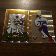 Edgerrin James COLTS 1999-2000 Leaf Certified GOLD TEAM CGT31 FUTURE 4 Rookie RC