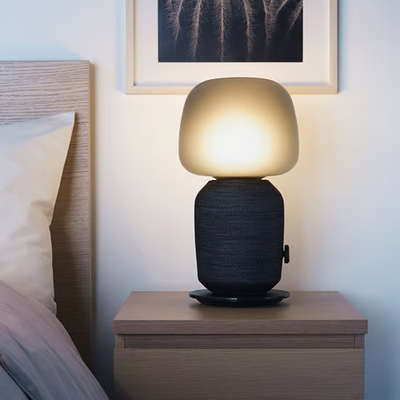 IKEA SONOS SYMFONISK Table lamp with WiFi Speaker, Black 603.575
