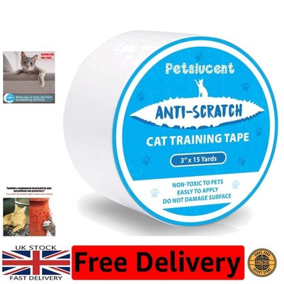 Vielseitiges Katzenkratzband - 3 Zoll x 15 Yards Schutz für Couch, Teppich & mehr