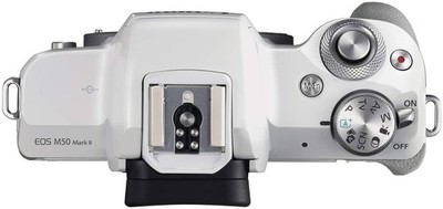 「ジャンク品」Canon EOS M ホワイト EF-M 15-45mm Canon EOS M50 Mark II + EF-M 15-45mm is STM Kit White