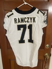 #71 New Orleans Saints Game Wore #71 Ryan Ramczyk NFL Football Jersey (Size 48) 