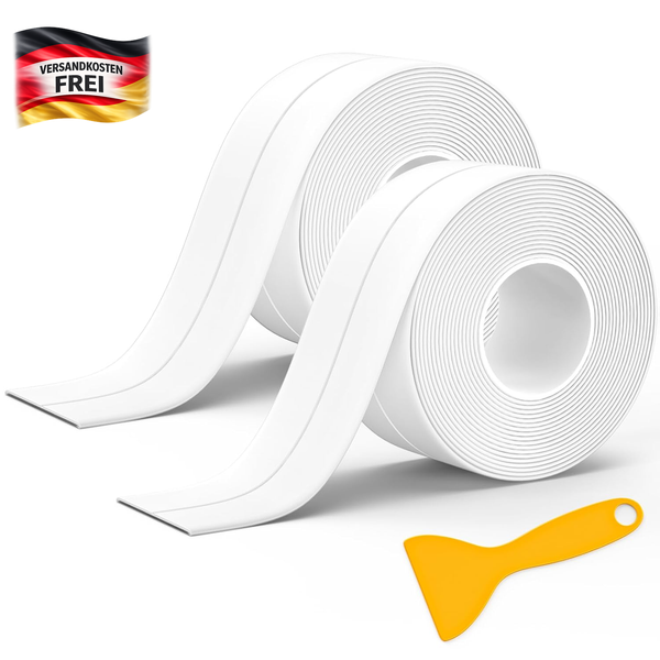 Selbsklebendes Dichtungsband Pvc Wasserdicht FüR KüChe Bad Toilette 38Mm X 3,2M-image