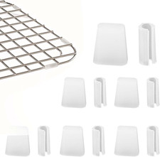 20Pcs Sink Rack Feet with 20Pcs Bumpers, Kitchen Sink Wire Replacement Feet for