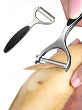 Stainless Steel Vegetable Fruit Peeler Non-Slip Handle Potato Peeler Kitchen USA