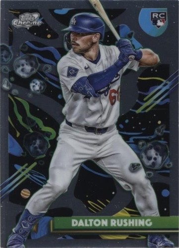 2025 Topps Chrome Dalton Rushing Auto RC Rookie SSP Dodgers TRUE 