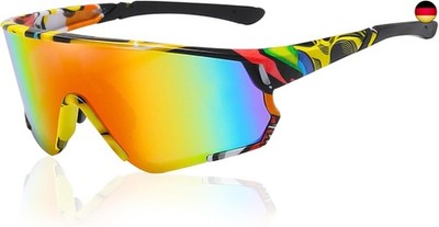 NAMIS Schnelle Brille Rave, Fahrrad Sonnenbrille Herren Damen UV400 Schutz