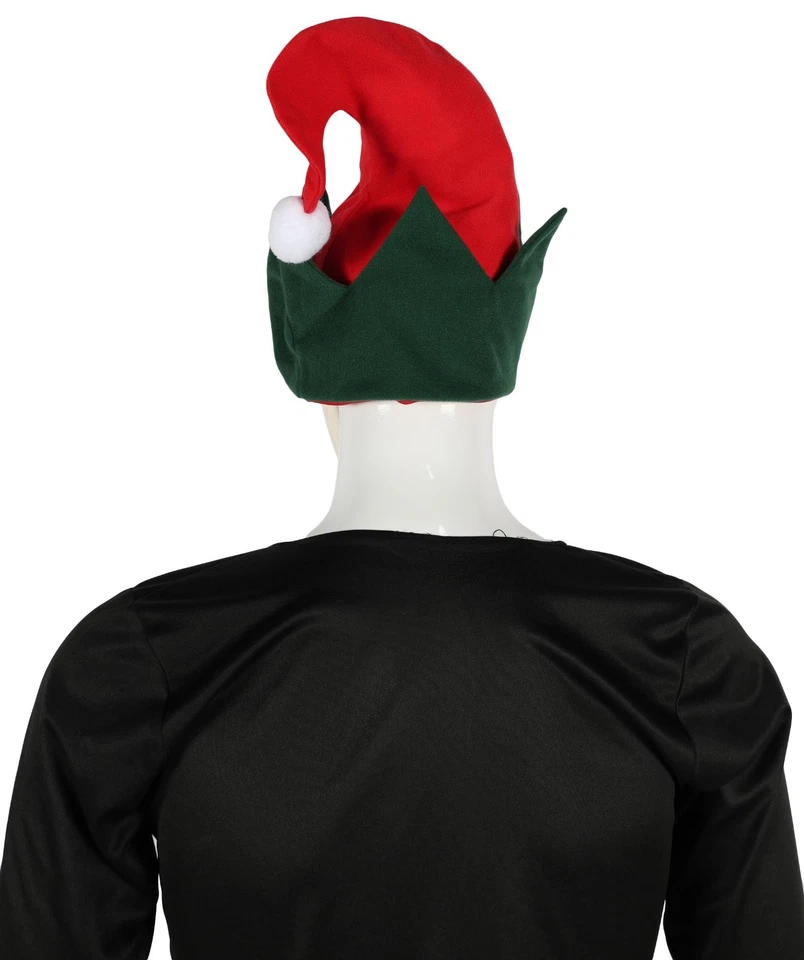 Взрослый унисекс классический бархат Рождественский Санта шляпа идеально подходит для праздничного веселья - Изображение 4 из 4