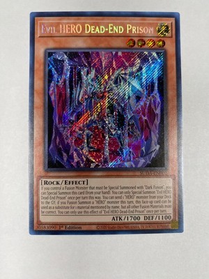 Evil HERO Dead-End Prison SUDA-EN002 Secret Rare 1st Edition Near Mint Yugioh