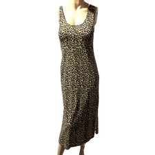 J.Crew Midi Tank Dress Women’s Leopard Print Sleeveless Size XS Cotton NWT