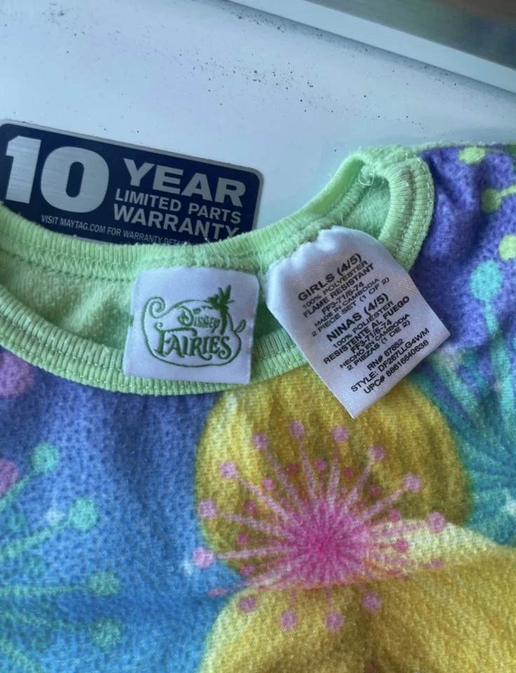 Pijama Campanilla Disney Vintage Talla 4/5 Foto 3 de 4