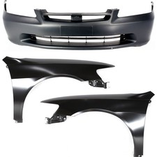 Bumper Cover Front Sedan For Honda Accord 1998-2000