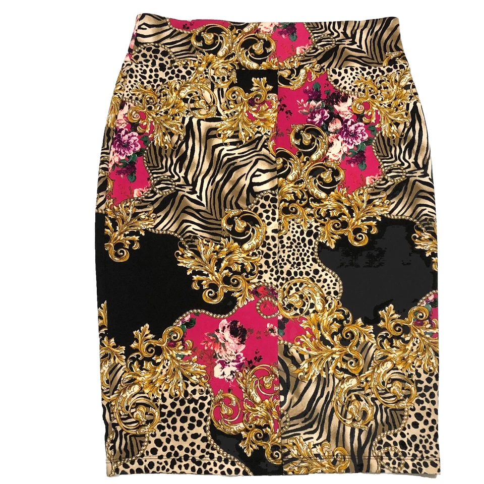 Para Mujer - Falda Lápiz Elástica Floral Thalia Sodi, Talla Grande Foto 2 de 4