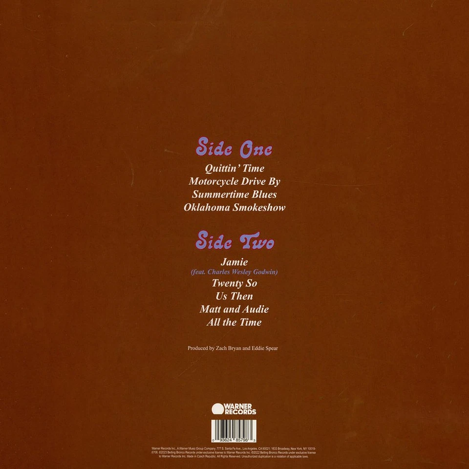 Zach Bryan - Summertime Blues (Vinyl LP - EU - Original) - Bild 2 von 2
