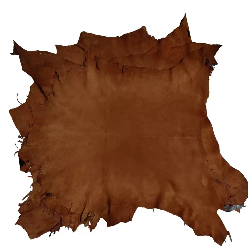 Tan Brown Lamb Suede Real 100% Lambskin soft Leather Skins Hide Sheep 6 Sq. Ft+ - Image 2 of 4