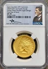 2024 Saint Gaudens Gold 1oz Super Incuse Indian Double Eagle NGC SP70 Mercanti
