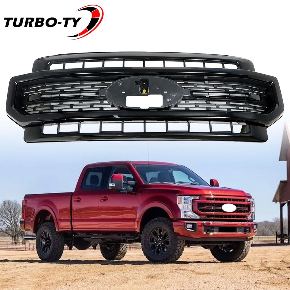 For Ford F-250 F-350 Super Duty 2020-2022 Appearance Package Bumper Grille Foto 2 de 4