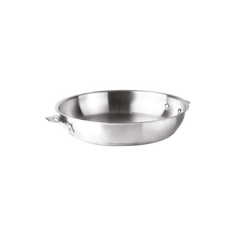Poêle inox 24 cm Lacor 56724 ustensile de cuisine induction amovible