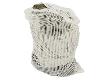 British Army Surplus  Linen Washing Machine Net Laundry Bag White 3 pack.