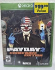 Payday 2: Crimewave Microsoft Xbox One 2015 MR 17+ Video Game :Sealed
